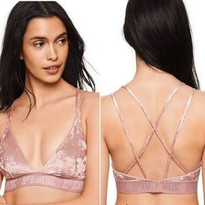 PINK Victoria’s Secret Velvet Bralette